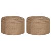 vidaXL Juto virvė 2 vnt. 2 mm 100 m Natūrali 100% Tossa jutas