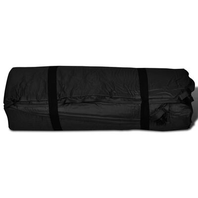 Prisipučiantis miegojimo kilimėlis, juodas, 190x130x5cm, dvivietis