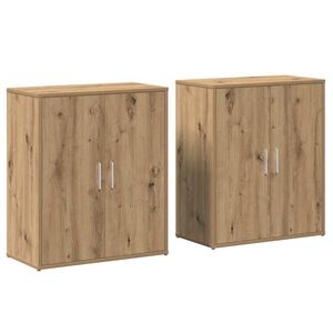 vidaXL Kabalas 2 pcs Amatininkų ąžuolas 60 x 31 x 70 cm