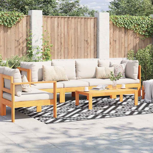 vidaXL Lauko kilimas, ARAKIL baltos ir juodos spalvos, 190x290cm, PP