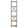 vidaXL Knygų lentyna Amatininkų ąžuolas 40 x 30 x 189,5 cm