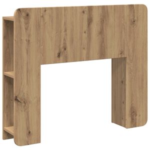 vidaXL Galvūgalio spintelė su saugykla Artisano ąžuolo