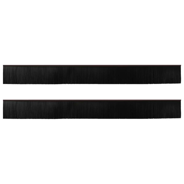 vidaXL Savaranki&scaron;kai klijuojami durų &scaron;epetėlių sandarikliai 2 pcs Ruda