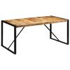 vidaXL Valgomojo stalas, 175x90x76cm, neapdorota mango mediena