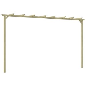 vidaXL Sodo pergolė, 360x200x60cm, impregnuota pu&scaron;ies mediena