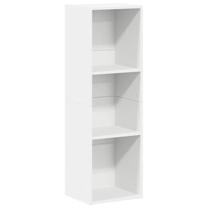 vidaXL Spintelė knygoms/TV, balta, 36x30x114cm, apdirbta mediena
