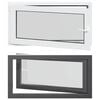 vidaXL Požeminio lango RISOR 110 x 60 cm PVC ir stiklas Antracito