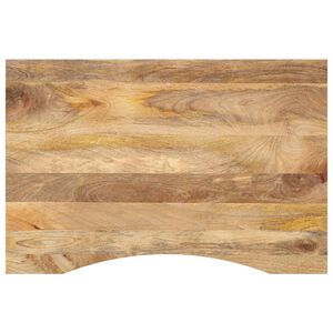 vidaXL Ra&scaron;omojo stalo stalvir&scaron;is su linkiu, 100x50x2,5cm, mango