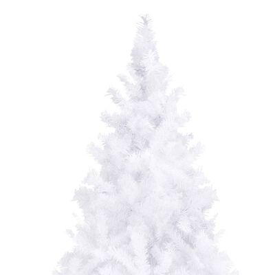 vidaXL Dirbtinė Kalėdų eglutė su žaisliukais/LED, balta, 400cm