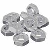 vidaXL Hex veržlė 12 vnt. Sidabrinė m8 Metalas
