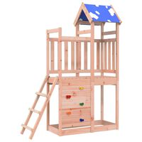 vidaXL Žaidimų bokštas su laipiojimo sienele, 110,5x52,5x215cm, eglė