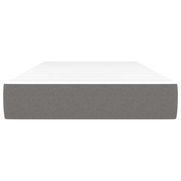 vidaXL Spyruoklinis čiužinys vaikams, pilkas, 80x160cm, audinys