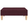 vidaXL Dvivietė sofa-lova su pakoja, violetinės spalvos, audinys