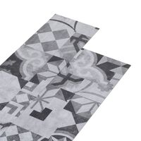 vidaXL Grindų plokštės, pilkos, PVC, 5,26m², 2mm, raštuotos, nelipnios