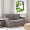vidaXL Sofa Taupe 144 x 80 x 85 cm audinys