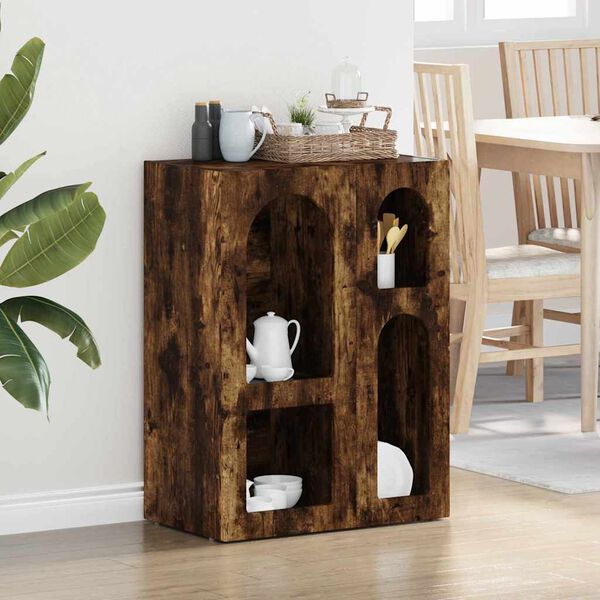 vidaXL Kabalas Rūkyta ąžuolas 59 x 35 x 80.5 cm Apdirbta mediena