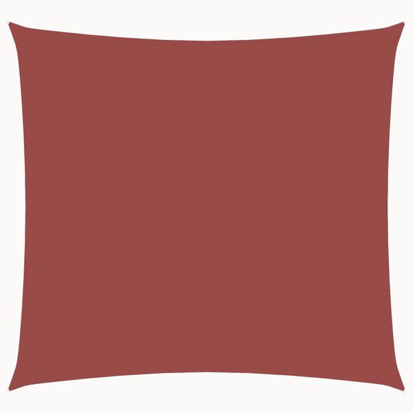 vidaXL Uždanga nuo saulės, terakota, 6x6m, oksfordo audinys