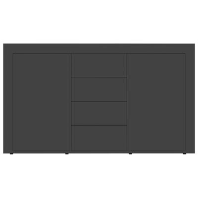 vidaXL Šoninė spintelė, pilkos spalvos, 120x36x69cm, MDP