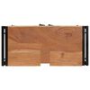 vidaXL Praustuvo spintelė Ruda 71 x 33 x 58 cm Kietos akacijos mediena