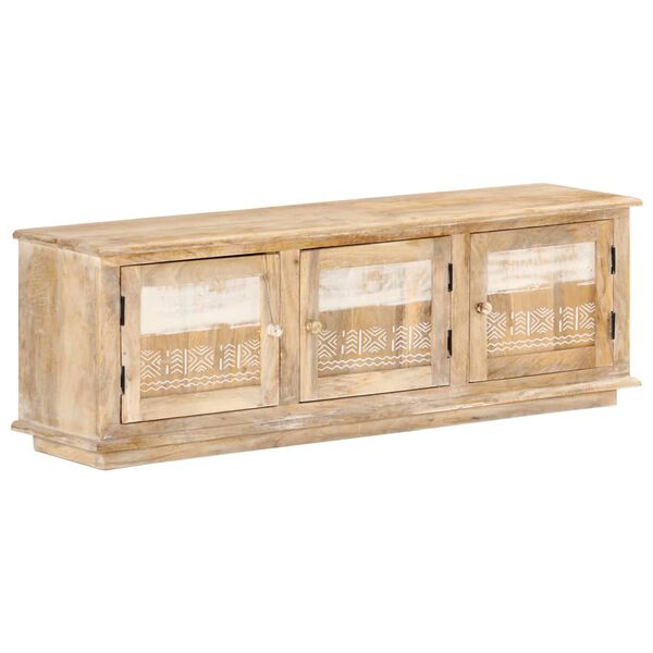 vidaXL Televizoriaus spintelė, 120x30x40cm, mango medienos masyvas