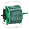 vidaXL Žarnos ritė su tvirtinimo detalėmis, žalia, 0,75", 20m, PVC