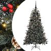 vidaXL Dirbtinė Kalėdų eglutė Žalia 150 cm PVC, plastikas ir plienas
