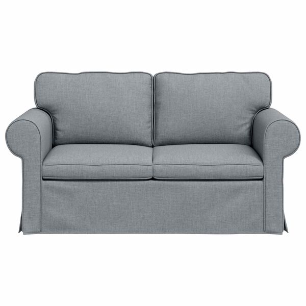 vidaXL Sofa &Scaron;viesiai pilka Bendri matmenys: 155 x 82 cm (P X G x A)
