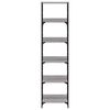 vidaXL Knygų lentyna, pilka ąžuolo, 50x33x188,5cm, apdirbta mediena