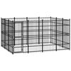 vidaXL Lauko voljeras &scaron;unims, plienas, 11,06m&sup2;
