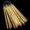 vidaXL Girlianda meteorų lietus, 20vnt., 50cm, 720 &scaron;iltų baltų LED