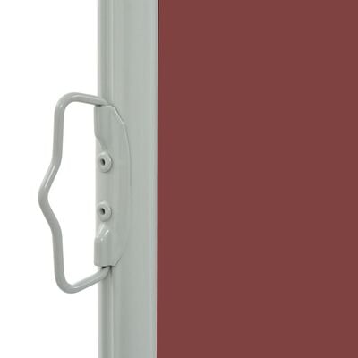 vidaXL Ištraukiama šoninė kiemo pertvara, rudos spalvos, 60x300cm