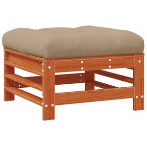 vidaXL Sodo kojų atrama Tvirtas pu&scaron;ies medis Va&scaron;ko Ruda