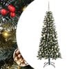 vidaXL Dirbtinė Kalėdų eglutė Žalia 150 cm PVC, plastikas ir plienas