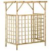 vidaXL Sodo pergolė dviem &scaron;iuk&scaron;liadėžėms, impregnuota pu&scaron;ies mediena