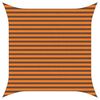 vidaXL Lauko saulės &scaron;e&scaron;ėlio audinys Oranžinė ir ruda 3 x 3 m
