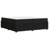 vidaXL Lovos rėmas su čiužiniu Juoda 200 x 200 cm audinys