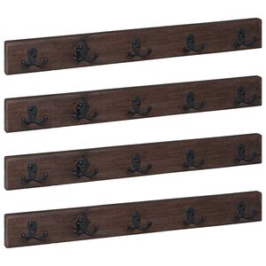 vidaXL Kabykla Ruda 60 x 7 x 8 cm Kietas atkurtas medis