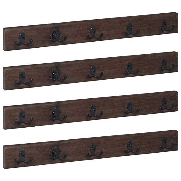 vidaXL Kabykla Ruda 60 x 7 x 8 cm Kietas atkurtas medis