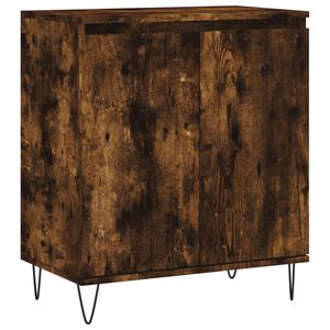 vidaXL &Scaron;oninė spintelė, dūminio ąžuolo, 60x35x70cm, apdirbta mediena