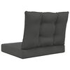 vidaXL Lauko sofa pagalvėlė 2 pcs Antracitas Poliesteris