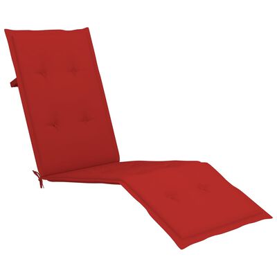 vidaXL Lauko terasos kėdė su pakoja ir pagalvėle, akacijos masyvas