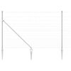 vidaXL Suvirintas vielinis tvoras su smailiais galais 25 x 1,5 m