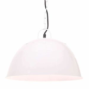 vidaXL Pakabinamas &scaron;viestuvas, baltas, 41cm, 25W, apskritas, E27
