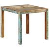 vidaXL Valgomojo stalas, 82x80x76cm, perdirbtos medienos masyvas