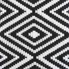vidaXL Lauko kilimas, ARAKIL baltos ir juodos spalvos, 190x290cm, PP