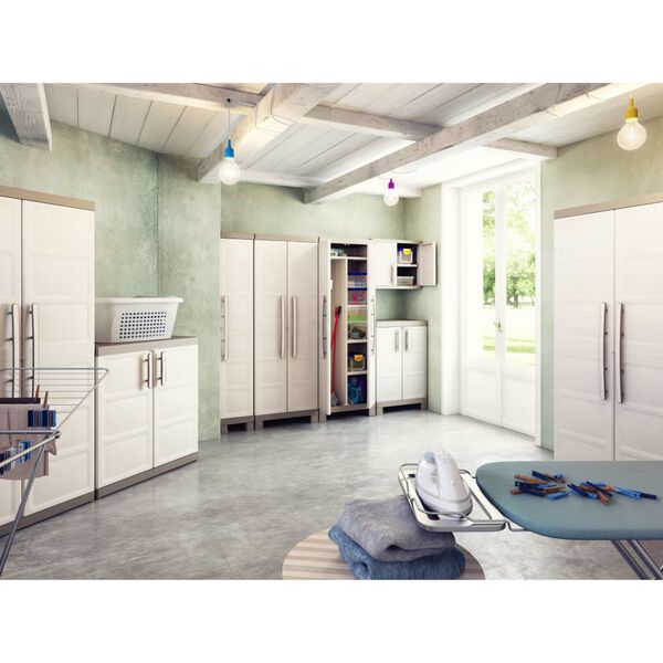 Keter Spintelė su lentynomis Excellence, kreminės spalvos, 182cm