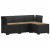 vidaXL 4 Vietų Sodo Sofa su Pagalvėlėmis Ratanų Imitacija PP Antracito