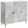 vidaXL Kabalas Betono pilka 89 x 34,5 x 80 cm Apdirbta mediena