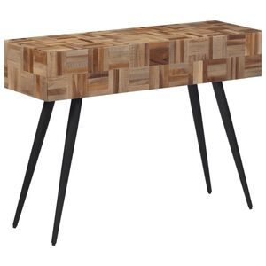 vidaXL Konsolinis staliukas, 110x34x80cm, perdirbta tikmedžio mediena