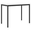 vidaXL Baro stalas Balta 140 x 80 x 105 cm Kietos pu&scaron;ies mediena